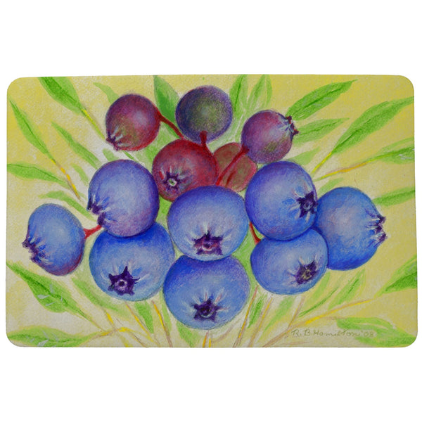 Blueberries Door Mat