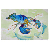 Green-Blue Lobster Door Mat