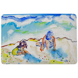 Playing in Sand Door Mat