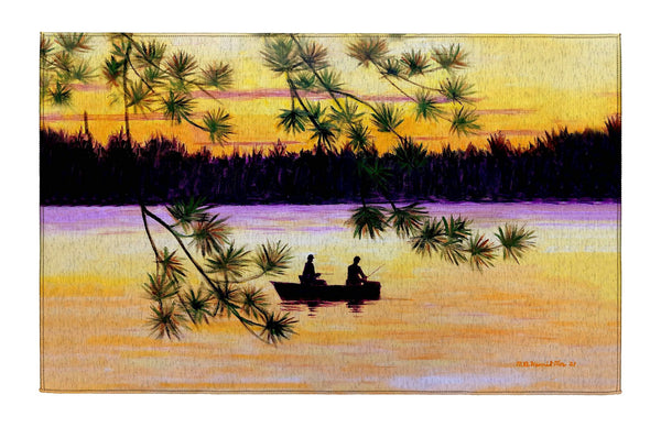 Sunset Fishing Dornier Rug