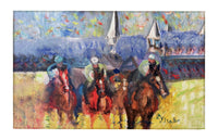 Horse Steeplechase Dornier Rug