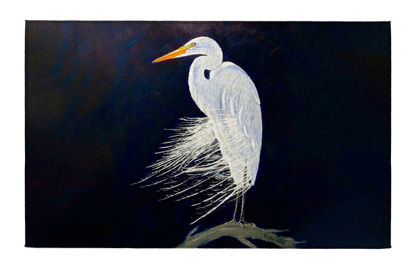 Egret Feathers Dornier Rug