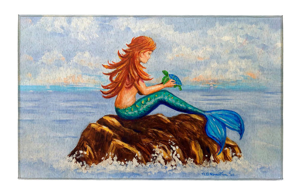 Mermaid & Sea Turtle Dornier Rug