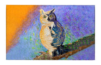 Owl Looking Back Dornier Rug