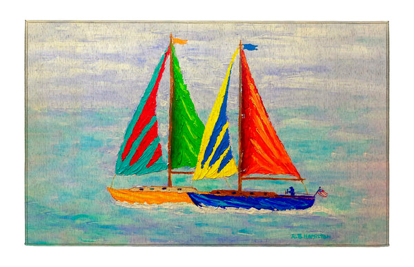 Sailboat Race Dornier Rug