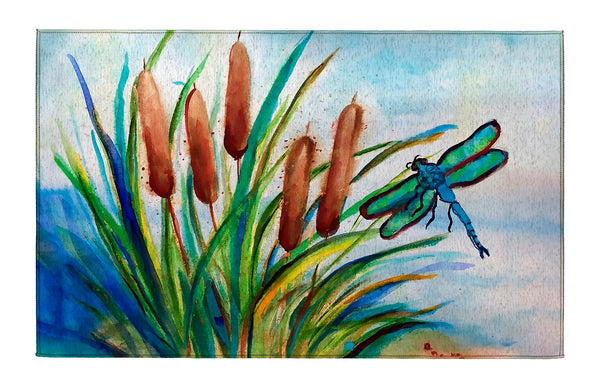 Dragonfly & Cattails Dornier Rug