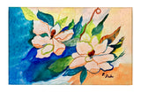 Two Magnolias II Dornier Rug