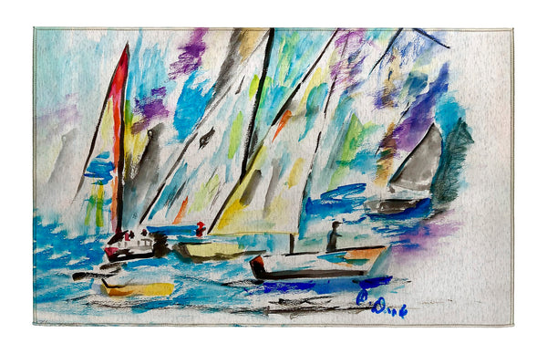 Betsy's New Sailboats Dornier Rug