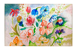 Colorful Flowers Dornier Rug