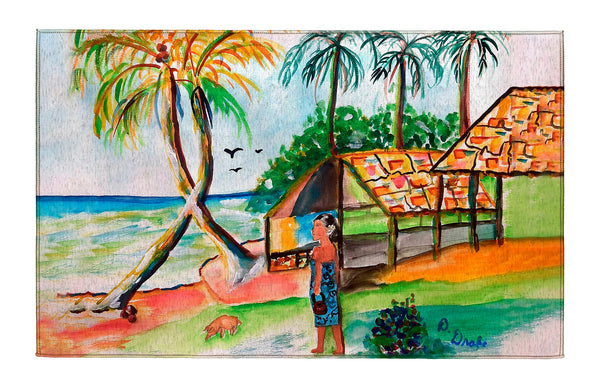 Palms & Woman Dornier Rug