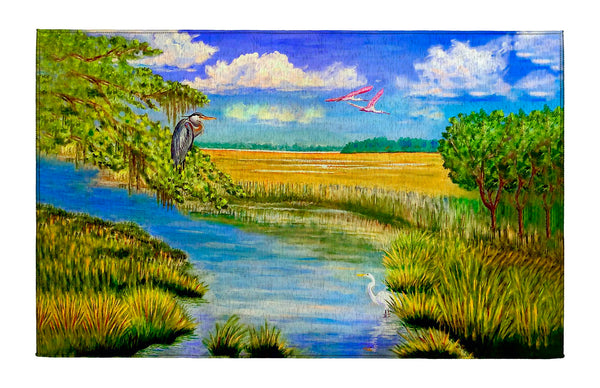 Marsh Life II Dornier Rug