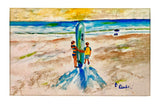 Two Surfers Dornier Rug