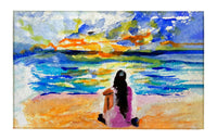 Girl & Sunset Dornier Rug
