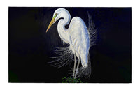 Breeding Egret Indoor Dornier Area Rug 20x32