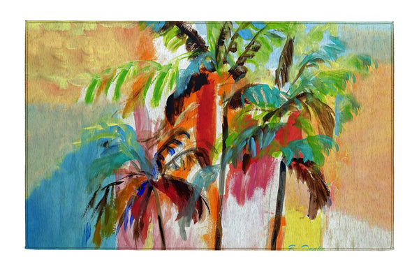Palms in Red Indoor Dornier Area Rug 20x32