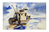 Fishing Boat III Indoor Dornier Area Rug 20x32