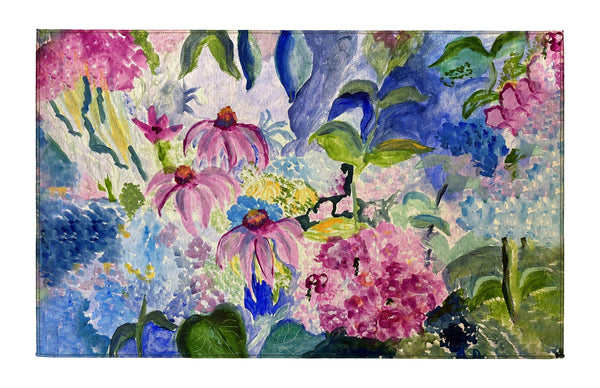 Cone Flowers II Indoor Dornier Area Rug 20x32