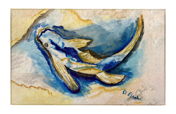 Golden Koi Indoor Dornier Area Rug 20x32
