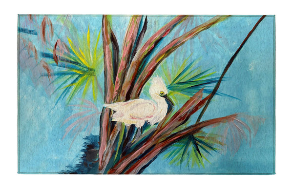 Roosting Egret Indoor Dornier Area Rug 20x32