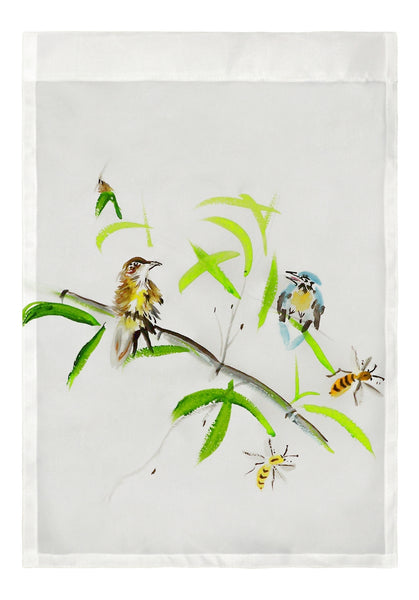 Birds & Bees I Garden Flag 12.5x18