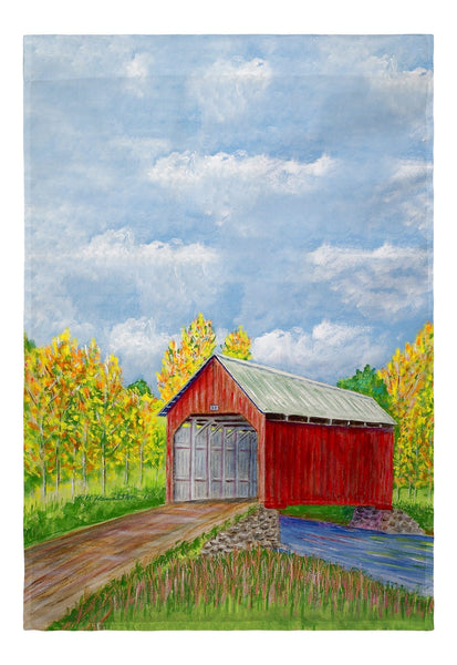 Dick's Covered Bridge Garden Flag 12.5x18