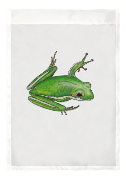 Green Treefrog Garden Flag 12.5x18