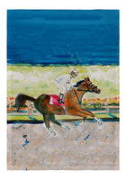 Racing Horse Garden Flag 12.5x18