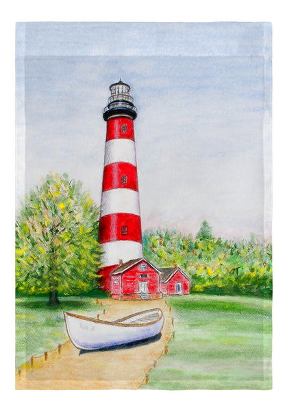 Chincoteague Lighthouse VA Garden Flag 12.5x18