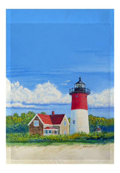 Nauset Lighthouse, Cape Cod, MA Garden Flag 12.5x18