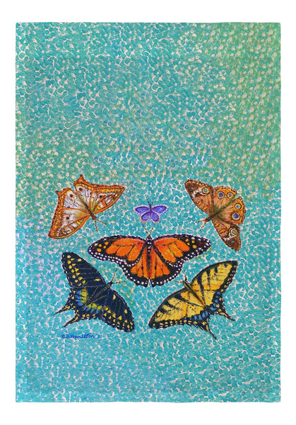Butterfly Arrangement Garden Flag 12.5x18