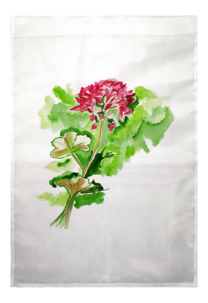 Geranium Garden Flag 12.5x18