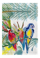 Parrot Family Garden Flag 12.5x18