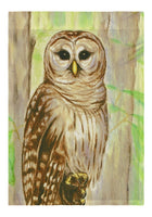 Barn Owl Garden Flag 12.5x18