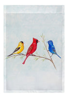 Three Birds Garden Flag 12.5x18