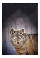 Grey Wolf Garden Flag 12.5x18
