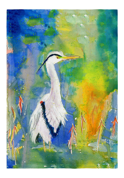 D&B's Blue Heron Garden Flag 12.5x18