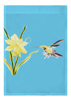 Yellow Hummingbird Garden Flag 12.5x18