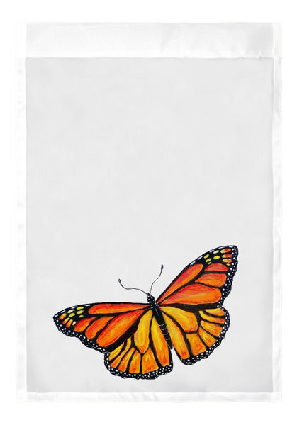 Spreadwing Monarch Butterfly Garden Flag 12.5x18