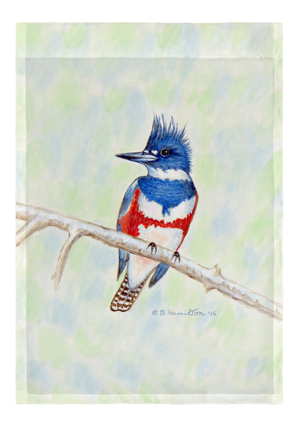 Kingfisher Garden Flag 12.5x18