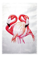 Two Flamingos Garden Flag 12.5x18