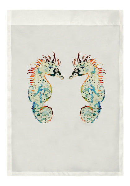 Betsy's Seahorses Garden Flag 12.5x18