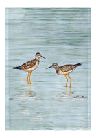 Yellow Legs Garden Flag 12.5x18