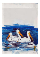 Three Pelicans Garden Flag 12.5x18