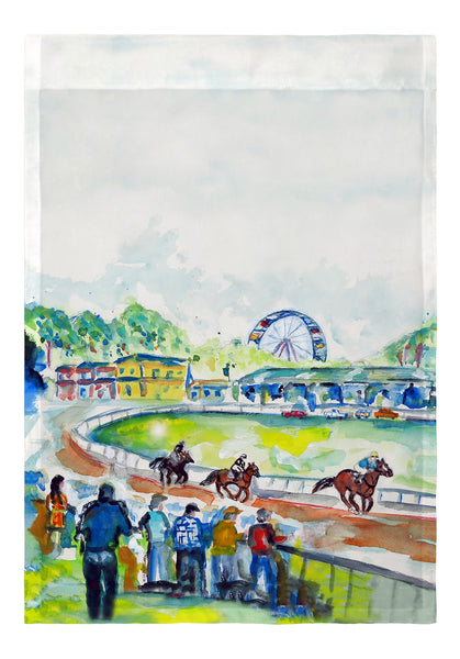 Running Race Garden Flag 12.5x18