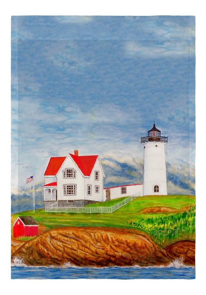 Nubble Lighthouse, ME Garden Flag 12.5x18