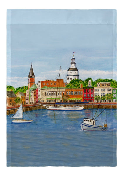 Annapolis City Dock, MD Garden Flag 12.5x18