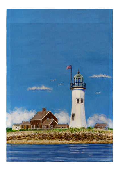 Scituate MA Lighthouse Garden Flag 12.5x18