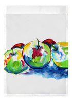 Three Apples  Garden Flag 12.5x18