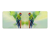 Green Parrot Gaming Mousepad/Bar Mat