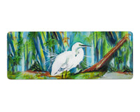 Acyrlic Egret Gaming Mousepad/Bar Mat